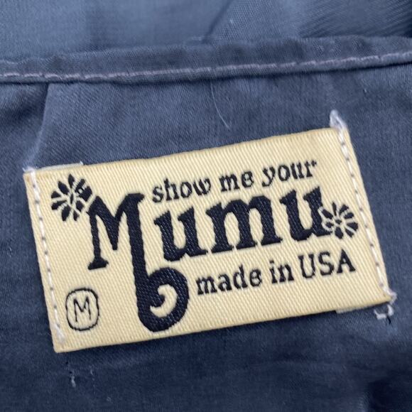 Show Me Your Mumu Womens Gray Belted Poly Wrap Jacket Bell Sleeve Size M - Picture 3 of 11